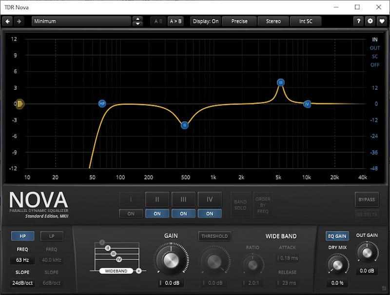 TDR Nova - Kostenloses Equalizer VST Plugin